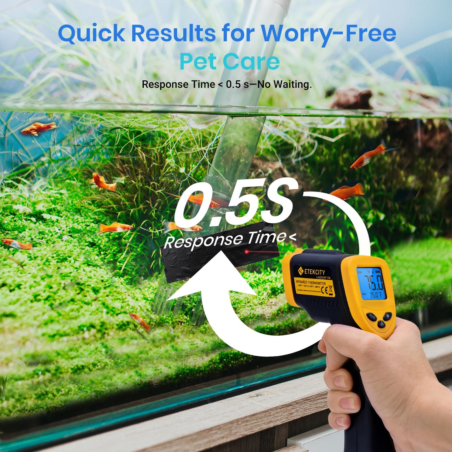 Etekcity Infrared Thermometer Laser Temperature Gun 774