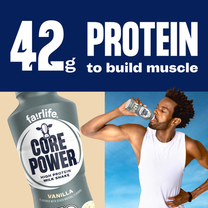 Core Power Elite High Protein Shake, Chocolate, 42g Bottle, 14oz, 12 Pack
