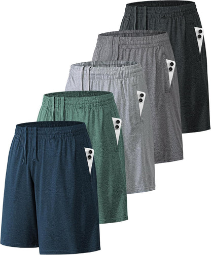 BALENNZ Mens Athletic Shorts with Pockets Quick Dry Workout Shorts Men