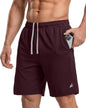 Breathable Mesh Mens Athletic Shorts Loose-Fit Quick Dry Running Gym Shorts