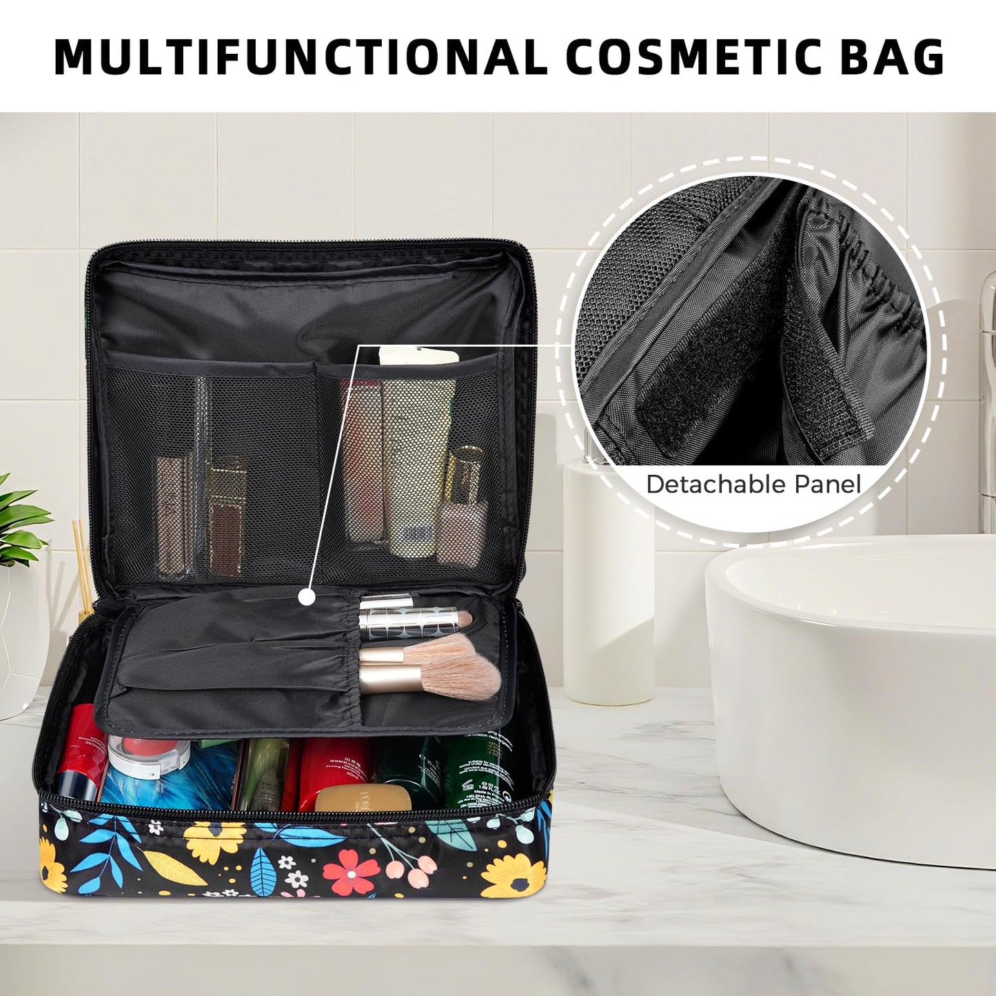 BAGAIL 8 Set Packing Cubes Luggage Packing Organizers for Travel Accessories-Cream