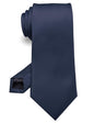 RBOCOTT Solid Color Tie Formal Necktie for Men
