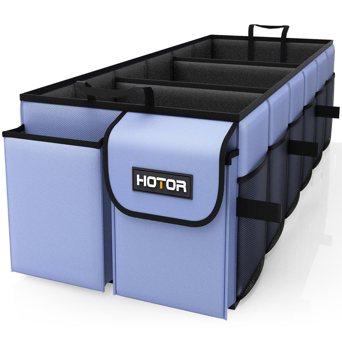 HOTOR Trunk Organizer - Foldable Car Organizer for SUVs & Sedans Storage