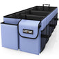 HOTOR Trunk Organizer - Foldable Car Organizer for SUVs & Sedans Storage