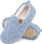EverFoams Women’s Soft Curly Slippers Memory Foam Lightweight House Shoes