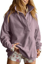 Gacaky Sweatshirt for Women Oversized Henley Neck Pullover Top Fall Outfits