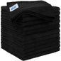 HOMEXCEL Microfiber Cleaning Cloth 12 Pack, 12.5 x 12.5 inch Microfiber Towels for Cars, Ultra Absorbent Washing Cloth, Lint Free Streak Free Cleaning Rags for Car, Kitchen, and Window (Grey)
