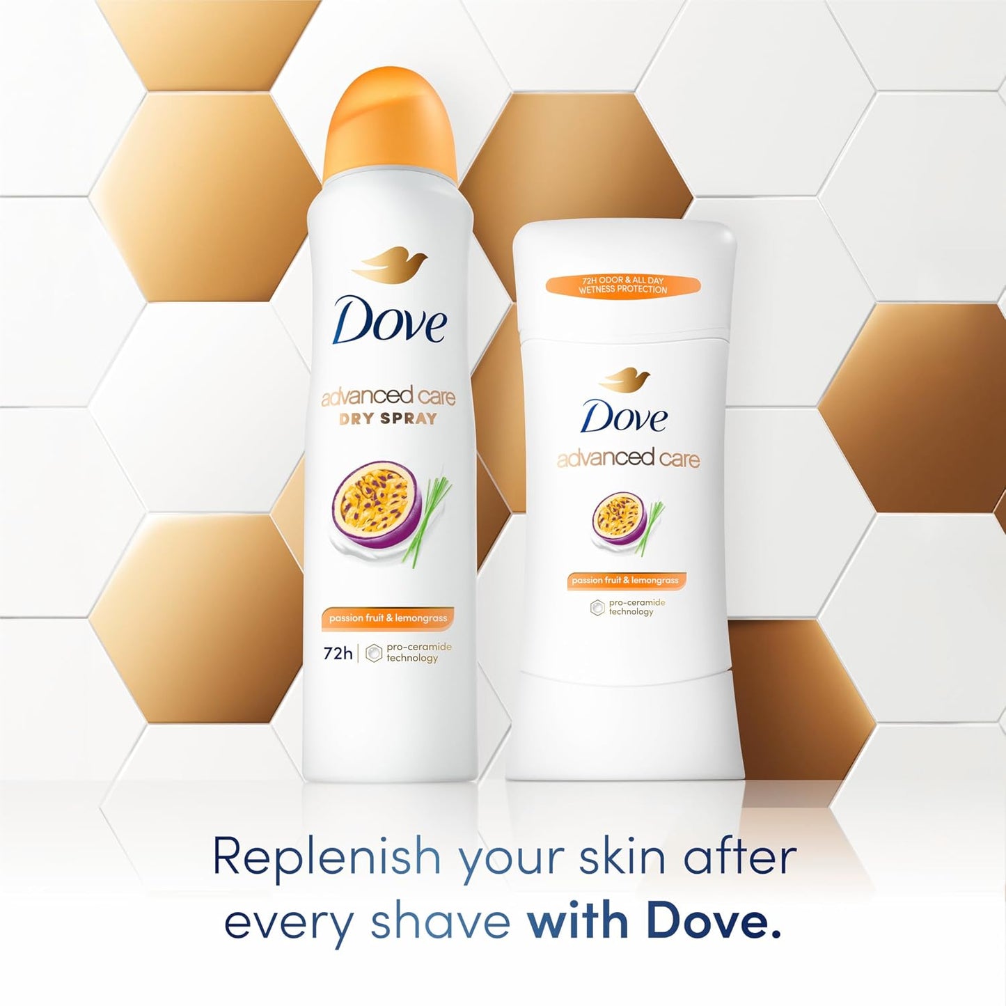 Dove Advanced Care Antiperspirant Stick Cool Essentials 2.6 oz 2PK
