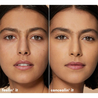 e.l.f. Hydrating Camo Concealer, Covers Blemishes & Under-Eye Circles, Full-Coverage & Delivers A Satin Finish, Vegan & Cruelty-Free, Light Ivory