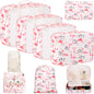 BAGAIL 8 Set Packing Cubes Luggage Packing Organizers for Travel Accessories-Cream