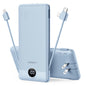 VEGER Portable Charger for iPhone, Power Bank Built in Cables and Wall Plug