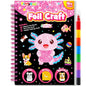 FUNNYB&G Foil Art Craft Kit for Kids, Sparkly Birthday Gift Toy for Boys