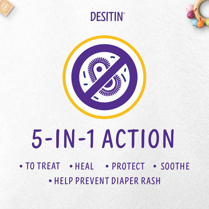 Desitin Maximum Strength Diaper Rash Paste, 40% Zinc Oxide, 4.8 oz