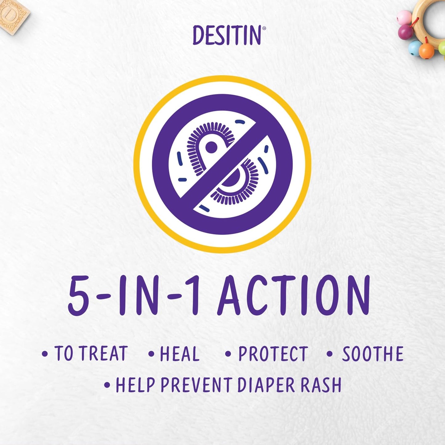 Desitin Maximum Strength Diaper Rash Paste, 40% Zinc Oxide, 4.8 oz