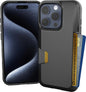 Smartish® iPhone 13 Wallet Case - Wallet Slayer Vol. 1 [Slim + Protective] Credit Card Holder - Drop Tested Hidden Credit Card Slot Cover for Apple iPhone 13 - Black Tie Affair