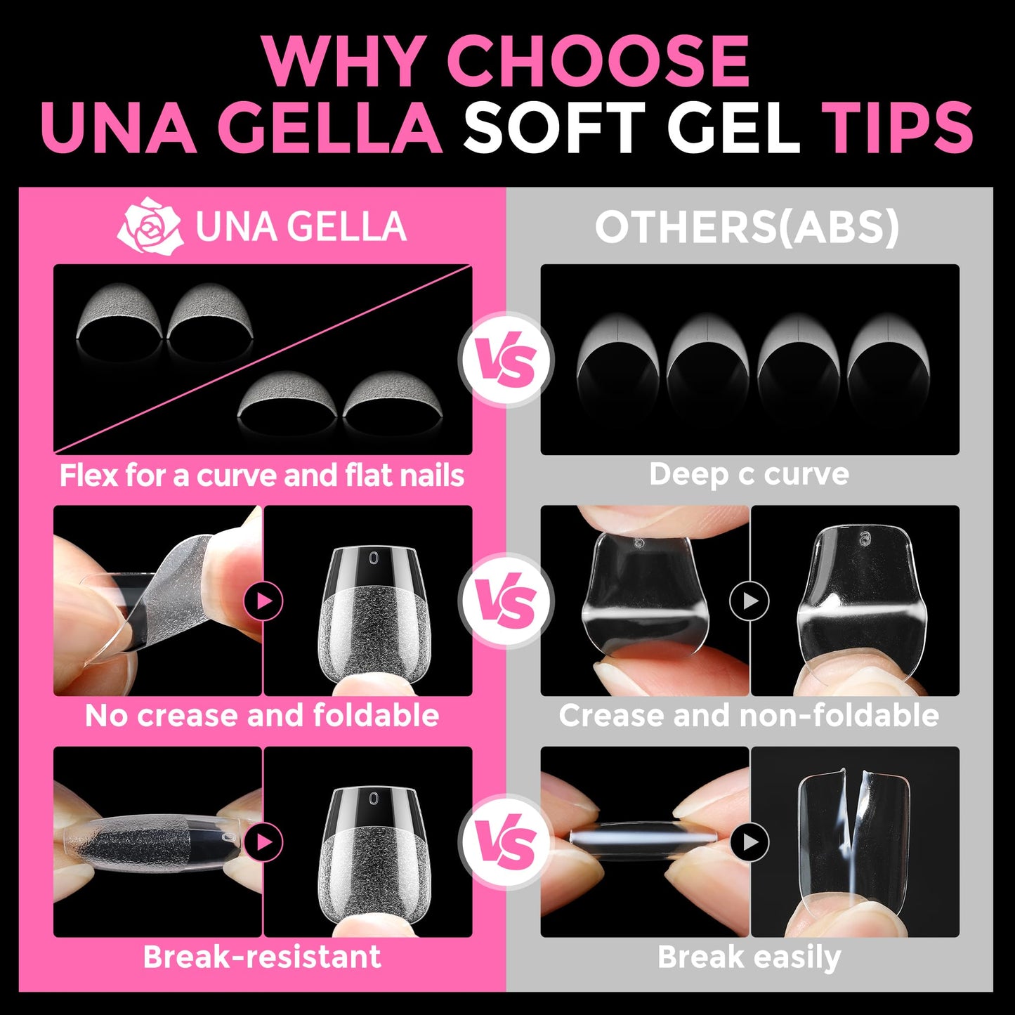 UNA GELLA 15g Nail Glue for Press On Nails with 20ml Nail Glue Remover Kit