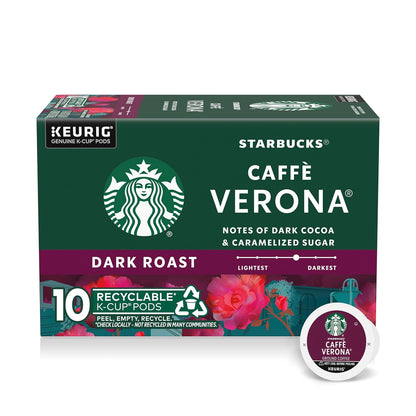 Starbucks K-Cup Coffee Pods, Dark Roast Hot or Iced Coffee, French Roast, 96 Keurig Pods