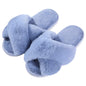 Evshine Memory Foam Fuzzy House Slippers for Women