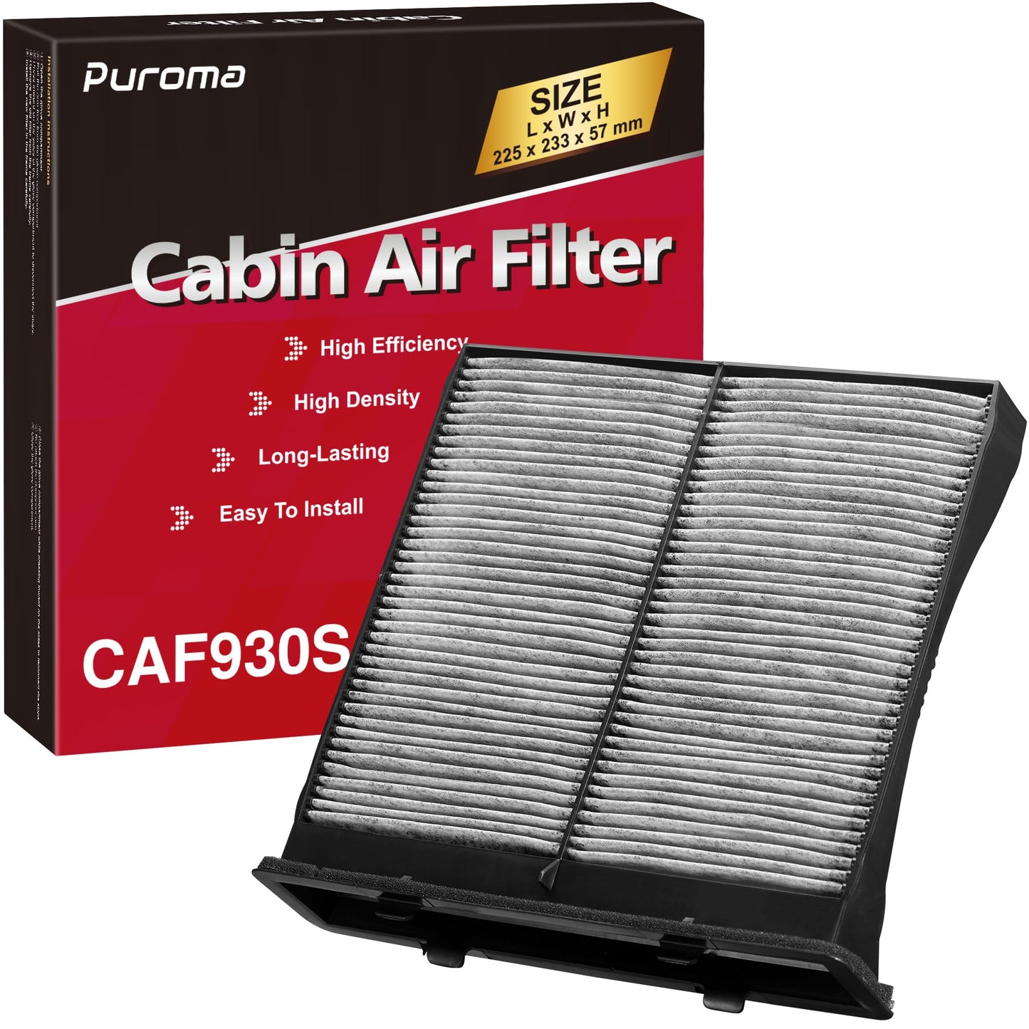 Puroma Cabin Air Filter Activated Carbon for CF11920 CP920 6043C Ford C-Max