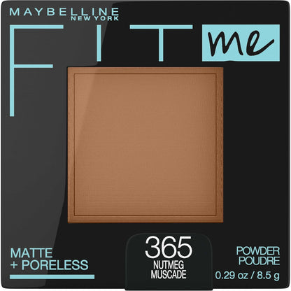 Maybelline Fit Me Matte + Poreless Pressed Face Powder Makeup & Setting Powder, Buff Beige, 1 Count
