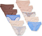 Amazon Essentials Women's Cotton Spandex Bikini Brief Underwear (Available in Plus Size)