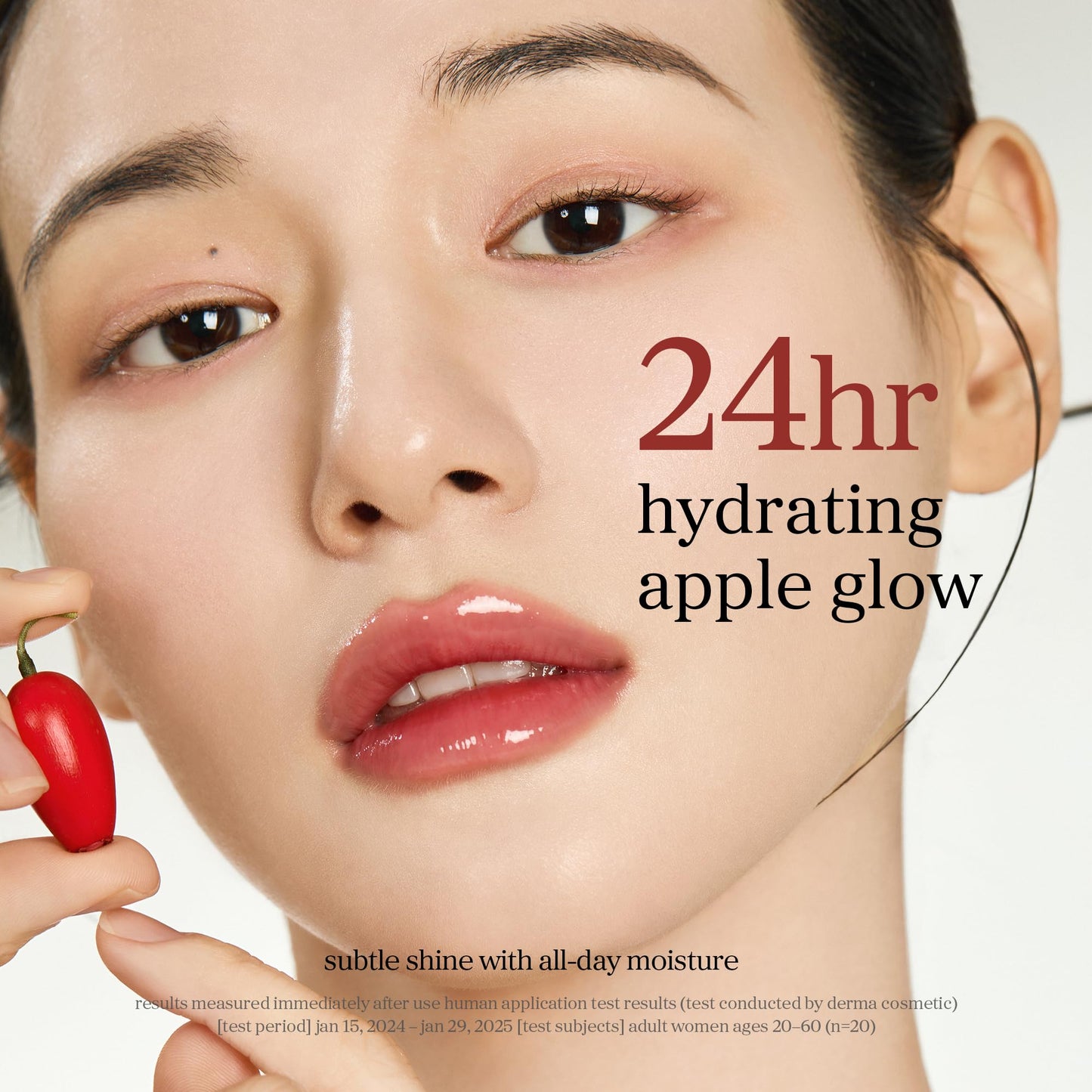 NOONI Korean Lip Oil - Applepeony - pH Color-Changing Plumping Lip Gloss