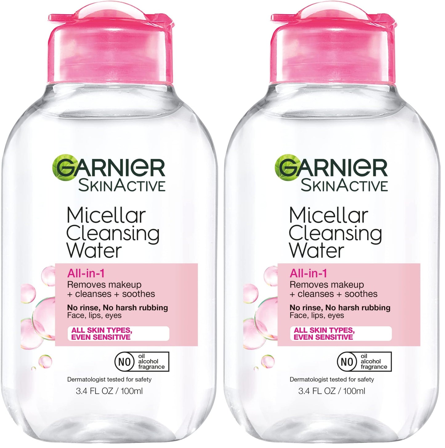 Garnier Micellar Water, Hydrating Facial Cleanser & Makeup Remover, Suitable for Sensitive Skin, Vegan, Cruelty Free, 13.5 Fl Oz (400mL), 1 Count