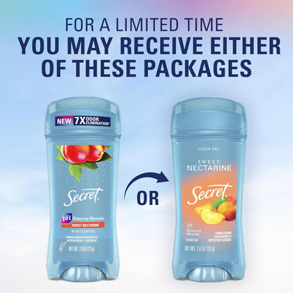 Secret Fresh Antiperspirant Deodorant for Women, 72hr Freshness on the Rocks with Pro-Hyaluronic Acid, Miami Mocktails Edition, Clear Gel, Pineapple Paradise with Pineapple & Coconut Scent, 2.6 oz
