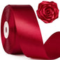 Mauproy Dusty Rose Satin Ribbon, 1-1/2 Inch, 50 Yards