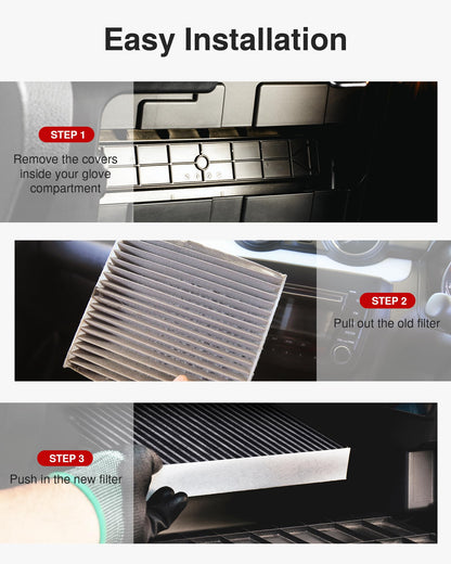 Puroma Cabin Air Filter Activated Carbon for CF11920 CP920 6043C Ford C-Max