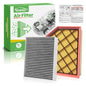 Engine+Cabin Air Filter Fit for 2014-2020 Rogue, 2017-2022 Rogue Sport