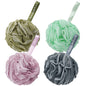 AmazerBath Loofah Sponge 75g/Piece, Loofah for Men Body Scrubber - Bath Sponge Loofa Set of 4 Black (Large)