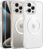 FNTCASE for iPhone 17 Pro Case Clear Magnetic with Screen Protector