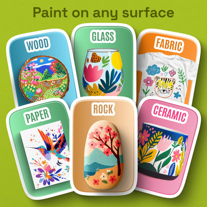 ARTISTRO Dual-Tip Acrylic Paint Marker Pens - Set of 36