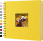 12"x12" Scrapbook Photo Album Linen Cover 40 Sheets 80 Pages White Paper