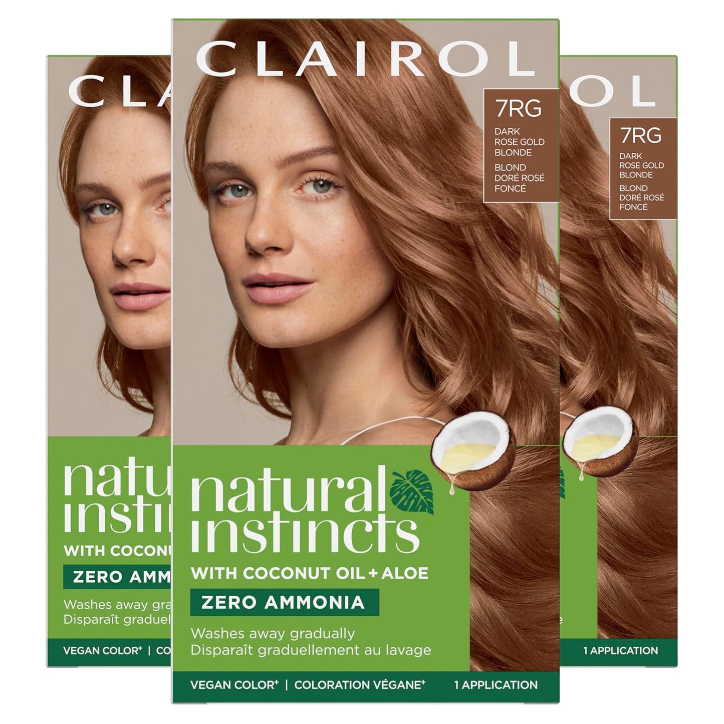 Clairol Natural Instincts Demi-Permanent Hair Dye, 4 Dark Brown | 1 Pack