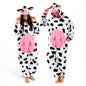 Spooktacular Creations Halloween Dalmatian Dragon Cow Costume, Animal Costume Hooded Jumpsuit for Halloween Cosplay Party