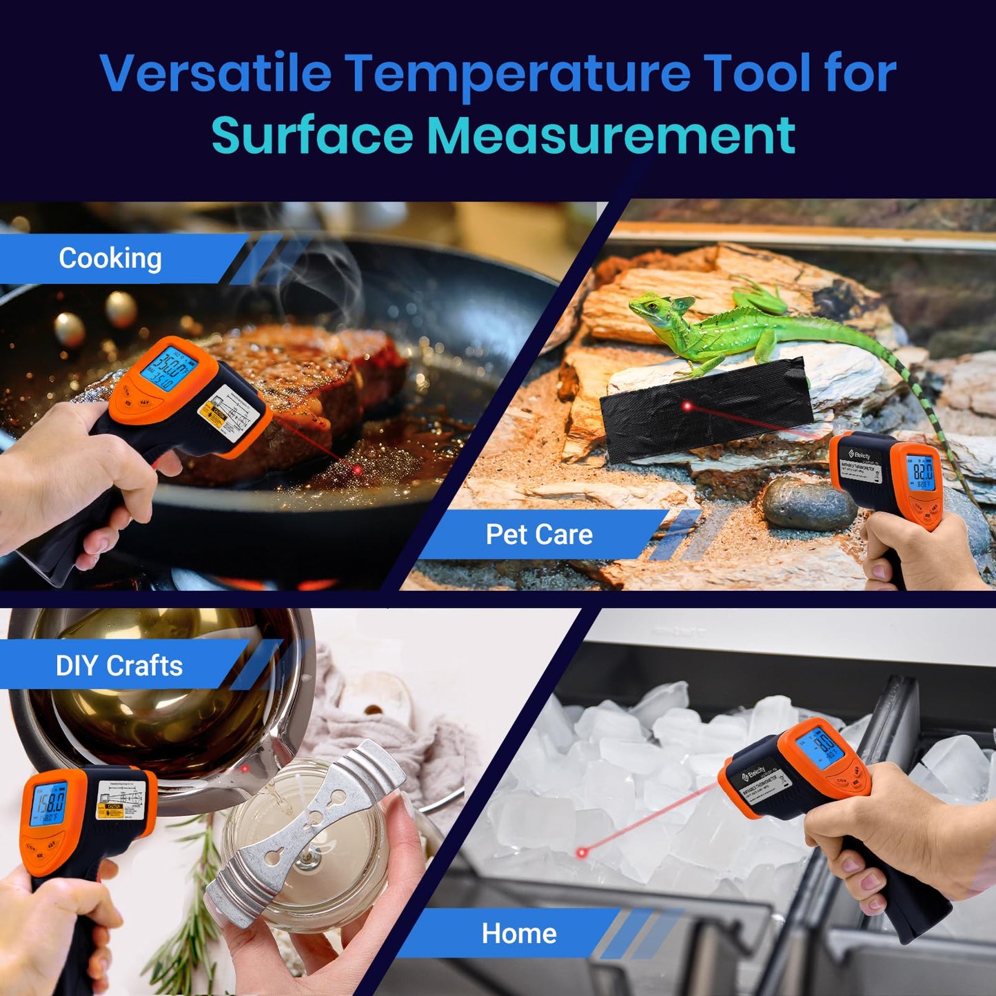 Etekcity Infrared Thermometer Laser Temperature Gun 774