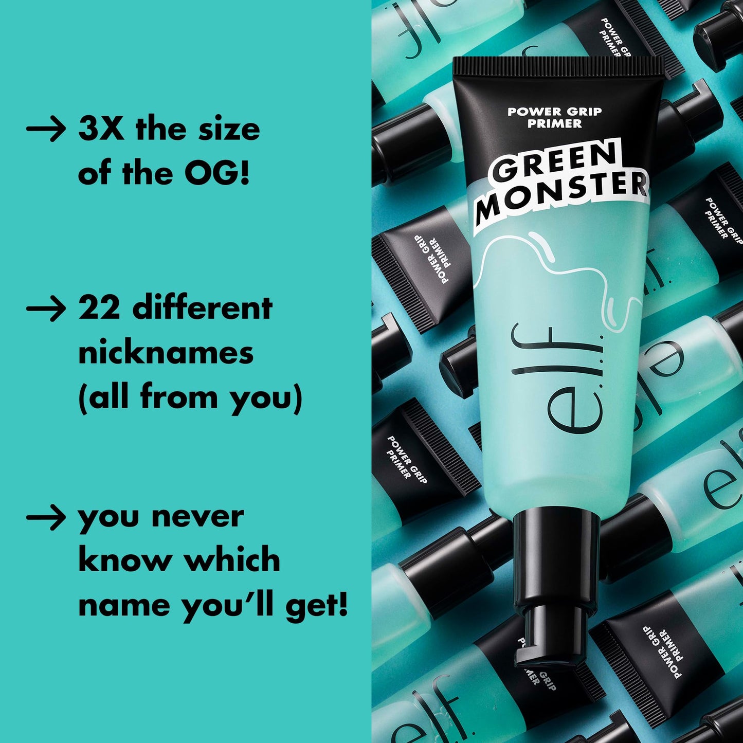e.l.f. Power Grip Primer Mini, Gel-Based & Hydrating Face Primer for Smoothing Skin & Gripping Makeup, Moisturizing & Priming, Vegan & Cruelty-Free, Travel Size