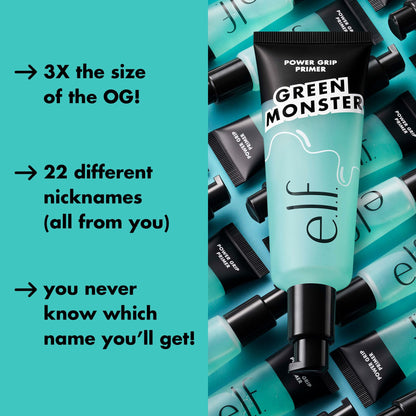 e.l.f. Power Grip Primer Mini, Gel-Based & Hydrating Face Primer for Smoothing Skin & Gripping Makeup, Moisturizing & Priming, Vegan & Cruelty-Free, Travel Size