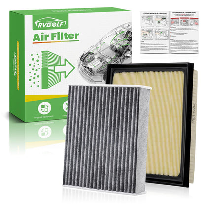Engine+Cabin Air Filter Fit for 2014-2020 Rogue, 2017-2022 Rogue Sport