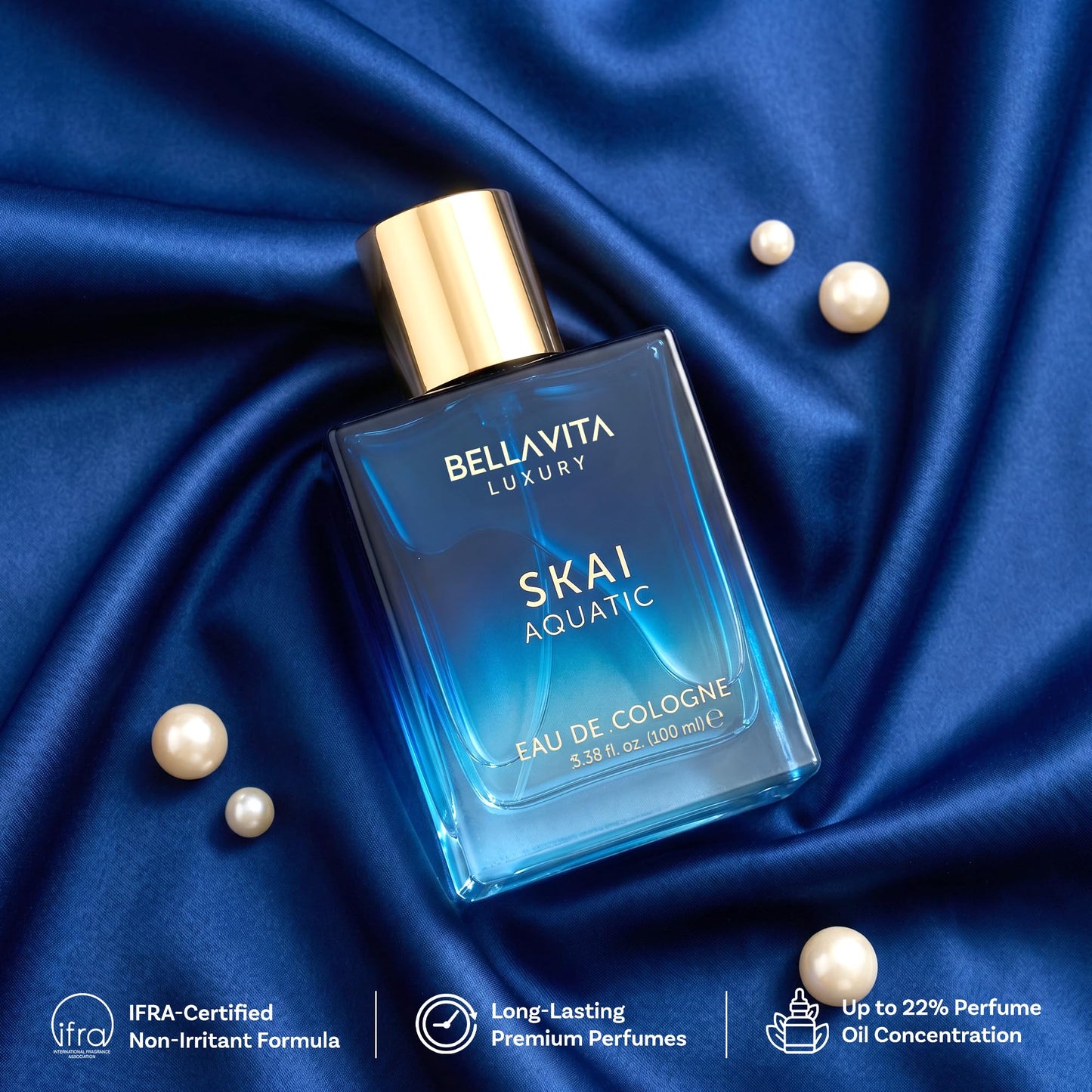 Bellavita Luxury Honey Oud Eau de Parfum | 100 ml (3.4 fl.oz.) | Perfume for Men and Women | Sweet Honey, Bergamot, Oud, and Amber Notes