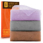 UJFQBH African Net Sponge Authenti, Exfoliating Body Scrubber for Back and Hard to Reach Areas, Gentle Daily Exfoliation for Deep Cleansing, Quick Drying Shower Essential, Aqua Grey 3 Pack
