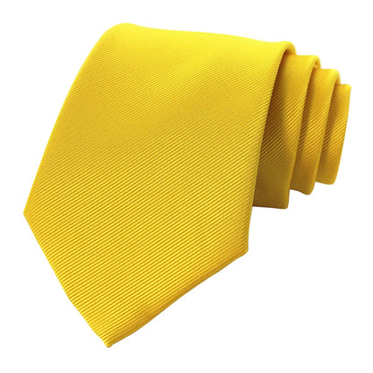 RBOCOTT Solid Color Tie Formal Necktie for Men