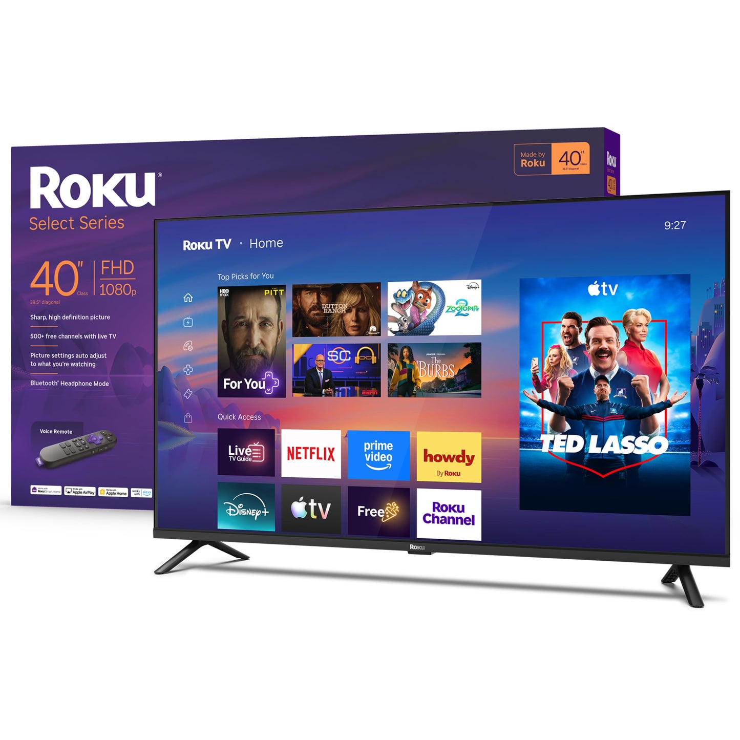 Roku 32-Inch Select Series Smart TV 2026-720p HD TV - RokuTV