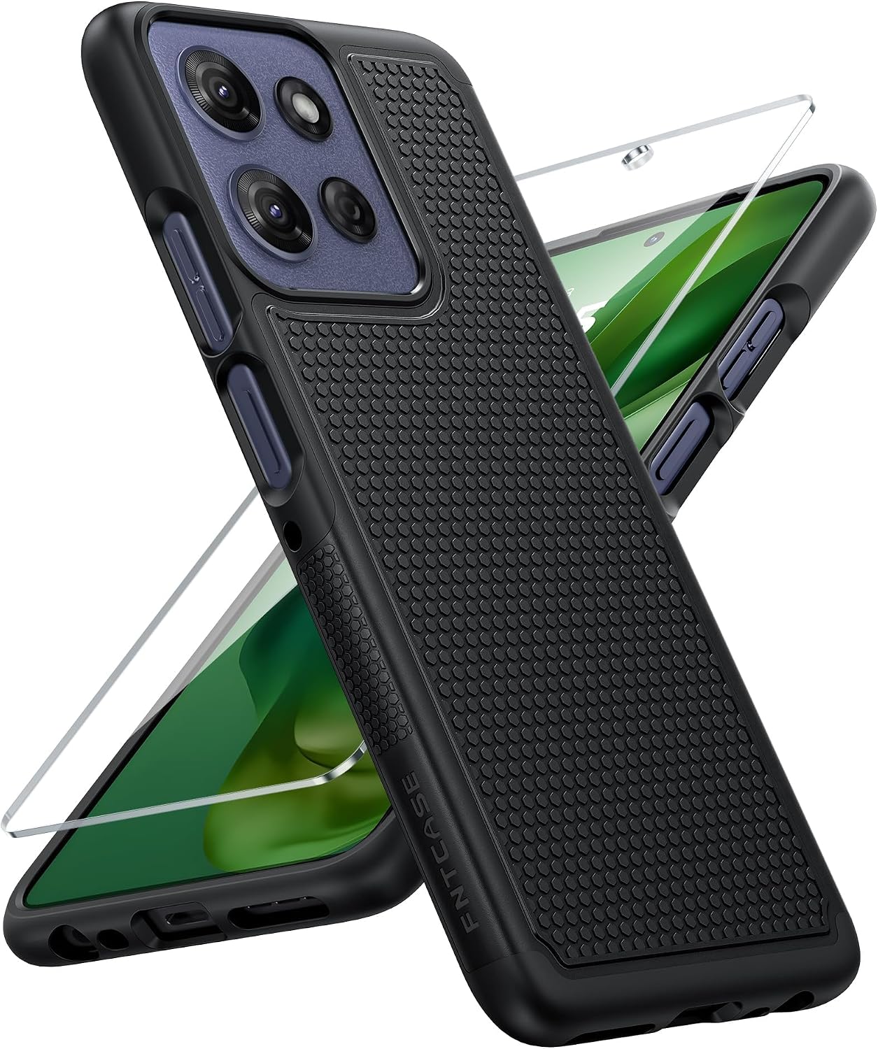 FNTCASE for Google Pixel 10 / Pixel 10 Pro Case: Soft TPU Non Slip Blue
