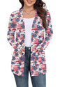 Yincro Women Lightweight Cardigan Long Sleeve Open Front with Pockets S-3XL