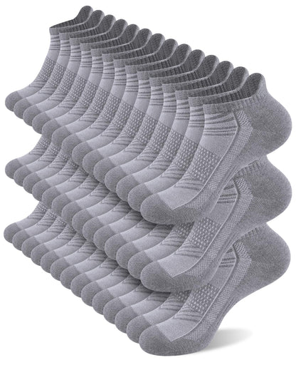 shnn 14 Pairs Mens/Womens Ankle Socks Breathable Casual Low Cut Short Socks for Men/Women with Heel Tab