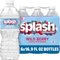SPLASH REFRESHER Flavored Water Bottles, Mandarin Orange - 6 Pack