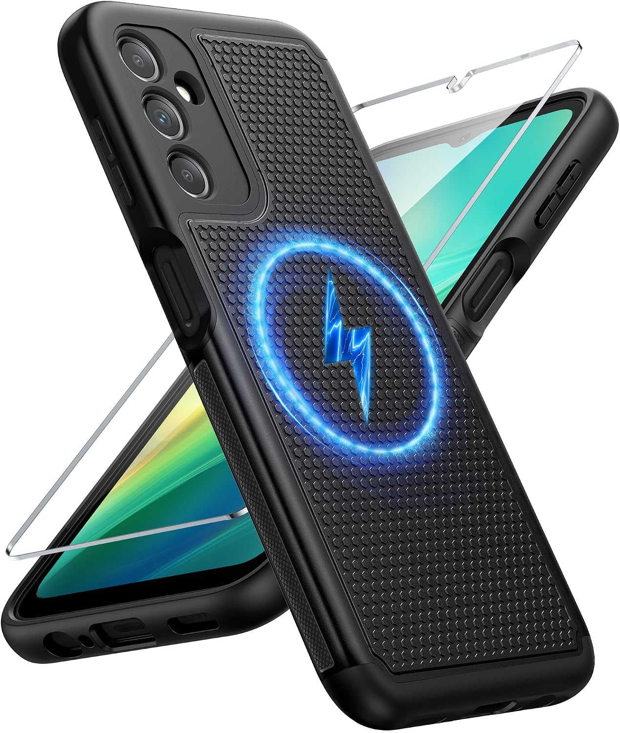 FNTCASE for Google Pixel 10 / Pixel 10 Pro Case: Soft TPU Non Slip Blue